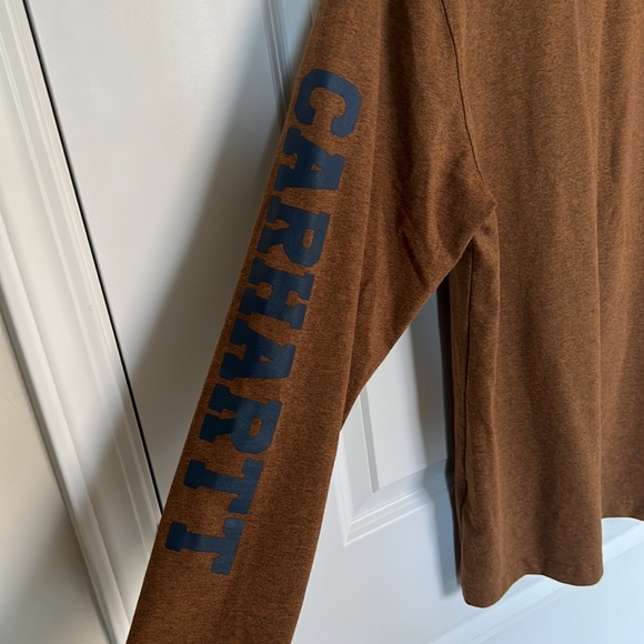 Carhartt Men’s Loose Fit Logo Long Sleeve. - Picture 6 of 11